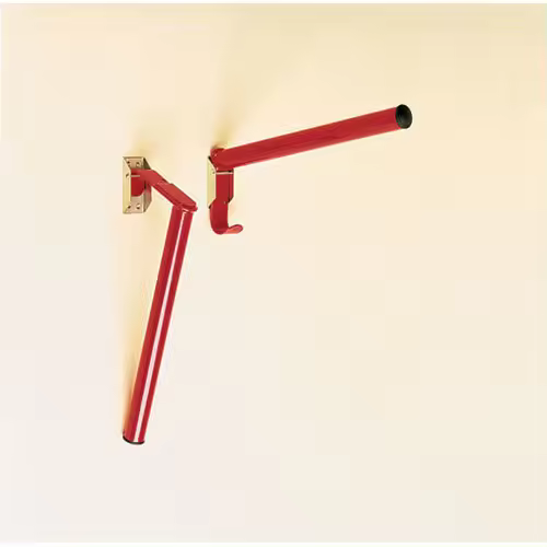 PORTASILLAS PARED STUBBS PLEGABLE ABAJO BASE TUBULAR (1 BRAZO) S18P - 1