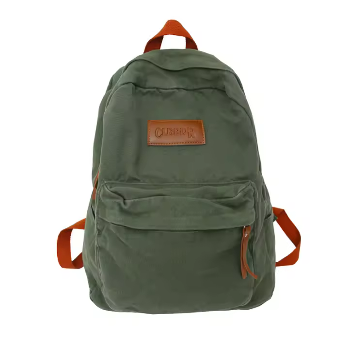Mochipa de Lona Verde para hombre y Mujer, Morral de viaje a la moda, ideal para estudiantes - 1