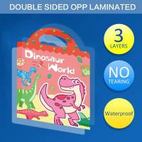 Juego De Papel Con Pegatinas De Goma Portátil Para Niños Juguete Educativo Montessori DIY Puzzle De Animales Cognición Temprana Regalo Para Niños - details 0