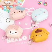 Bolso Monedero Pequeño De Hello Kitty Sanrio Para Niñas Con Llavero Kawaii Y Dibujos Animados Portátil Y Colgante Regalo Para Niñas - details 0