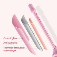 CkeyiN Mini Rizador De Pelo 9mm Berza Cerámica Profesional Para Estilizar Cabello Seco Y Húmedo Herramienta De Salon Tamaño Pequeño - details 6