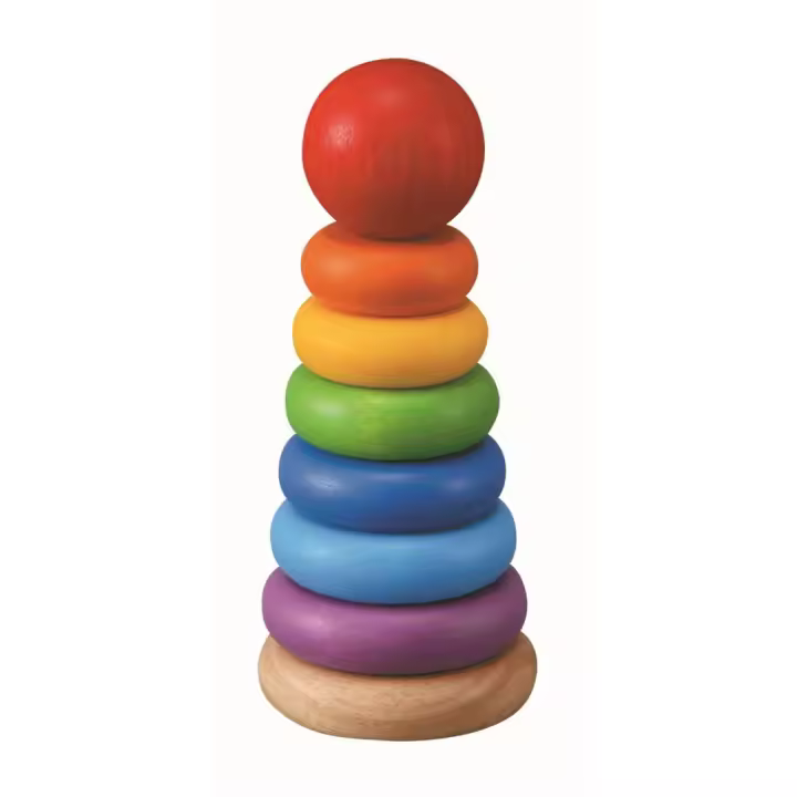 Juguetes Educativos Plantoys - Anillos de Madera Sostenibles - 1