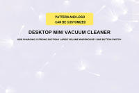 Cepillo De Aspiradora Para Mesa De Escritorio Herramienta Antipolvo Para Coche Hogar Y Computadora Regalo De Navidad - details 0