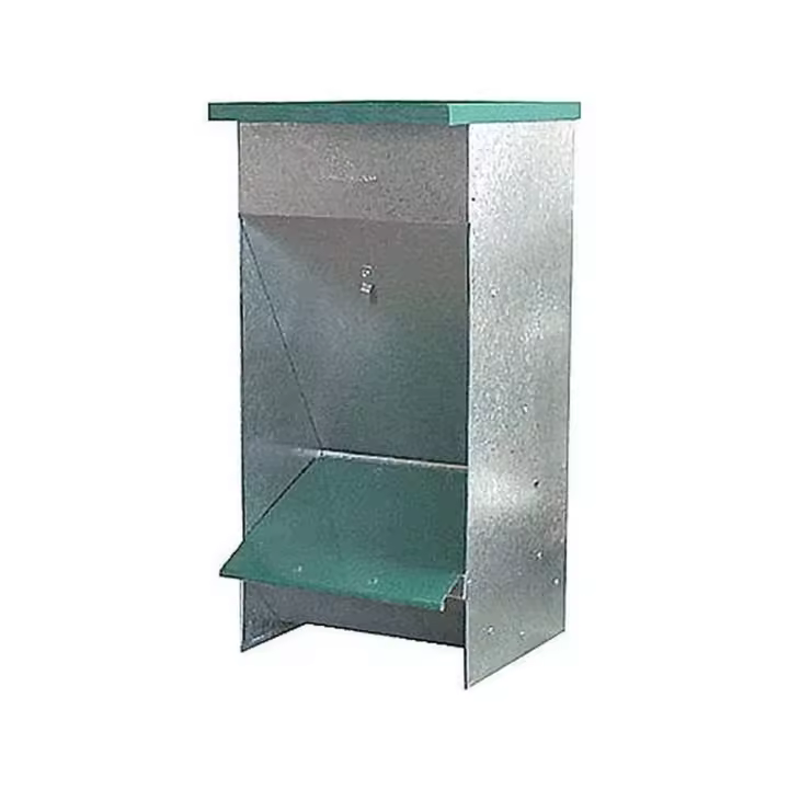 Comedero para perros galvanizado con capacidad para 30L, fabricante Gómez y Crespo - 1