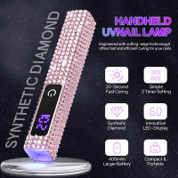 Lámpara LED UV Portátil Para Uñas Mini Para Gel Nails Con Pantalla Táctil Manicura DIY En Salones De Belleza Y Hogar - details 1