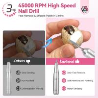 Cecodadi-Máquina Eléctrica Portátil Profesional Para Manicura Y Pedicura, Juego De Brocas Para Uñas, Herramientas Para Quitar Gel Acrílico Para Uñas, Máquina Pulidora De Uñas Eléctrica - details 3