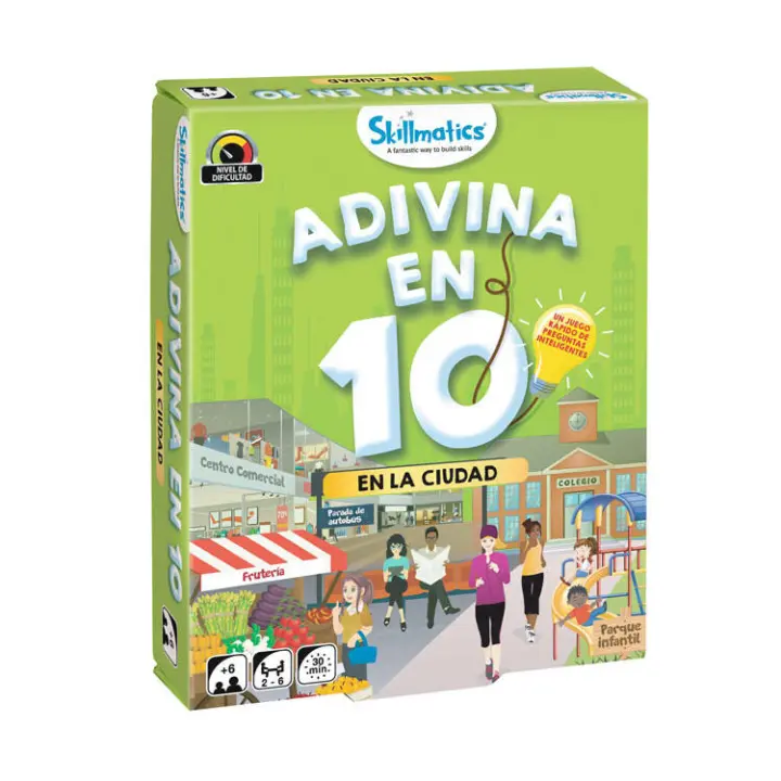 ¡Adivina en 10! En la ciudad: Juego de Preguntas y Respuestas para niños a partir de 6 años. (2 a 6 jugadores) - 1