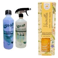 ECOJIN GLOW LAVANDA PH NEUTRO ORIGINAL DE LABONCLER + DIFUSOR + AMBIENTADOR A ELEGIR CASA DE LOS AROMAS. Producto en frasco de vidrio de 100 ml y con 6 sticks. disfruta de una agradable sensación de alegría y vitalidad. - details 7