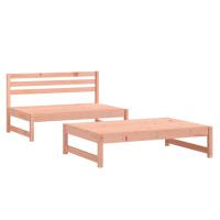 vidaXL Juego de muebles de jardín 2 pzas madera maciza de pino Pino natural, Pino blanco, Pino gris Conjunto Terraza Muebles Jardín Exterior Juego de Muebles de jardín Mueble Jardín Exterior Muebles de Salon Exterior - details 5