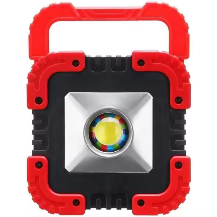Reflector al aire libre 10W USB Luz de trabajo 240LＭ Impermeable COB LED Luz de trabajo Linterna portátil Reflector portátil Luz de emergencia de viaje solar - 1