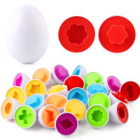 Juguetes Educativos Montessori Para Niños 4pcs Juego De Aprendizaje Temprano De Colores Formas Y Vehículos Verduras Juguetes Inteligentes De a Matched Egg - details 6