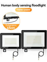 Lámpara De Inundación LED Con Sensor De Cuerpo PIR Luz Blanca Cálida Luz Exterior IP66 Para Jardín Patio Cartel - details 7