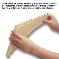 Flute De 18 Tubos Panflute, Material ABS, Desmontable a 16 Tubos, Fácil De Jugar, Para Performance, Enseñanza Y Práctica - details 5