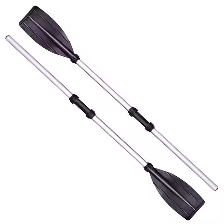 2Pcs Remos Desmontables De Aleación De Aluminio Para Barco Y Rafting Accesorios De Canoa Longitud 38*15cm Para Actividades Acuáticas - 1