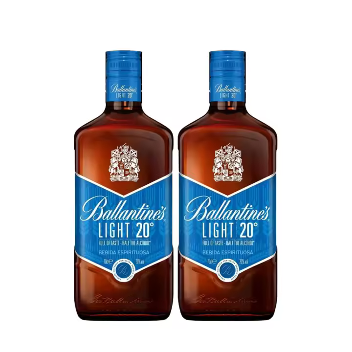 Ballantine's Light 20% 70cl - Pack de 2 botellas - 1