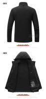 Chaqueta De Motocicleta Térmica Para Hombres Y Mujeres Con Calentamiento Eléctrico Three in One Área 15 Chaqueta De Poliéster 100% Unisex - details 15