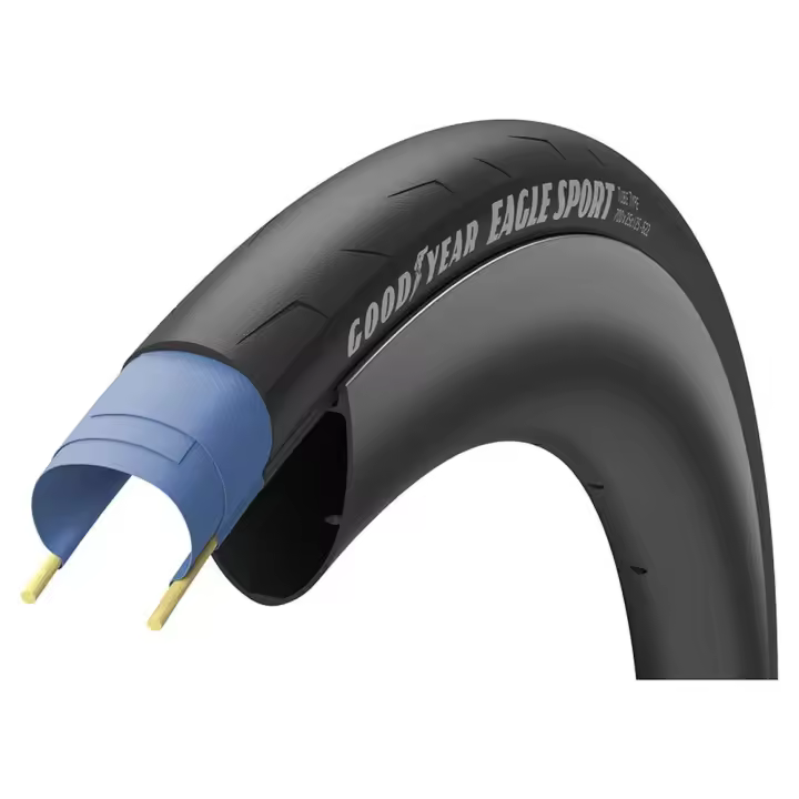 Goodyear Cubierta De Carretera Eagle Sport Tube 60 Tpi 700c X 25 - 1