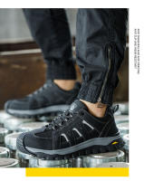Zapatos De Seguridad Para Hombre Con Punta De Acero Mocasines De Trabajo Ligeros Y Transpirables Antideslizantes Para Adultos - details 15