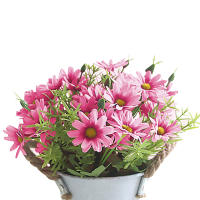 Maceta De Flores Artificiales Estilo Vintage Para Decoración De Oficina Y Hogar Rosa Roja Flor Artificial Potted Plant - details 22