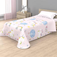 various - Colcha Infantil Fina de Verano y Primavera Sin Cojines. Ligera Colcha Estampada cubrecama de Microfibra.Colcha 180 x 260 cm para Cama Individual de 90 cm Diseño Unicornio Arcoiris,Perrito,Cerditos ect... - details 4