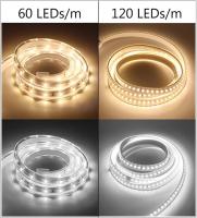 3m Actualizado 220V 2835 Tira LED con Interruptor, 120 LEDs/m Luces Blanco frio, IP67 Impermeable, Escalera de Techo Blancas Tira de LED Cocina Lights - details 3