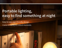 Lámpara Nocturna LED Recargable Con Sensor De Movimiento PIR Para Armario Cocina Dormitorio Decoración De Pared Escaleras Pasillo - details 8
