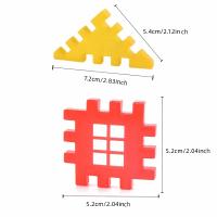 Bloques De Construcción Para Casa Grandes 50 Piezas Juguetes Para Niños Y Niñas De Jardín De Infantes Material ABS Sin Caja - details 1