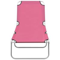 vidaXL Tumbona plegable de acero con recubrimiento polvo Gris, Taupé, Azul Sillas de Exterior Ideal para jardín, playa, piscina, terraza Tumbona Piscina Tumbonas Playa Tumbonas Jardín Exterior - details 4