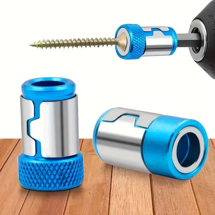 Anillo Magnético Para Destornilladores 1/4 Pulgada/6.35mm Metálico Desmontable Para Bits De Destornillador Y Energía - 1