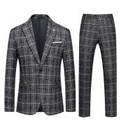 Traje De Tres Piezas Para Hombre 2025 Con Botón De Moda Boda Negocios Casual Trabajo Formal Chaleco Pantalones M-5XL - details 7