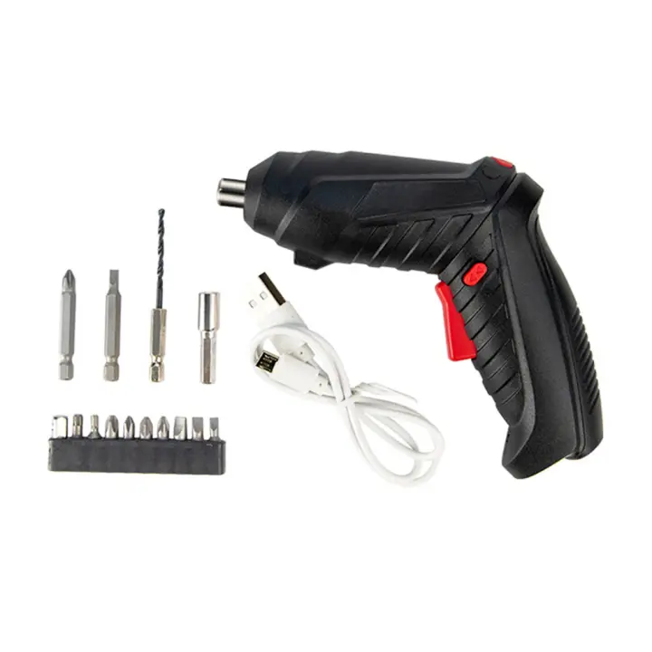 Destornillador Eléctrico Recargable 3.6V Sin Cable Con Luz LED Y Torque Potente Herramienta Eléctrica Multifuncional Para DIY En El Hogar - 1