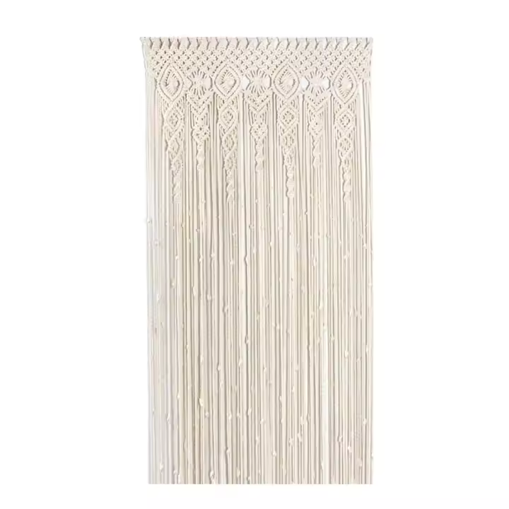Cortinas De Pared Montadas De Lujo Rural Tejidas Estilo Coreano Para Sala De Estar Y Dormitorio Decoración Hogareña - 1