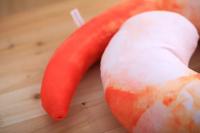 Nueva Peluche Creativa De 40cm Camarón Descongelado Juguete De Peluche Cojín De Cuello U Para Niños Regalo De Cumpleaños - details 5