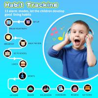Reloj inteligente infantil actualizado con 26 juegos de puzzle, cámaras de alta definición, vídeo, reproductor de mp3, rastreo de hábitos, podómetro, linterna, reloj infantil 12 / 24 horas, regalo de juguete infantil para niños de 4 a 12 años - details 2