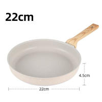 Sartén De Wok Antideslizante Para Hornear Carne Y Panqueques Cerámica No Adhiere Para Estufa De Inducción Y Gas En Casa - details 17