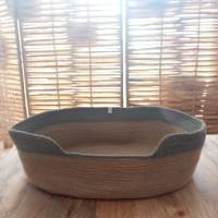 Cama de yute PEQUEÑA para Mascotas - Cómoda y ecológica, para perros o gatos, artesanía sostenible - ANIMS - details 1