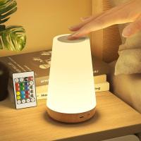 Lámpara Nocturna LED Recargable USB Control Remoto 13 Colores Cambiables Toque Dimmable Portátil Para Mesa Y Cama - details 0