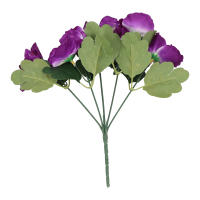 10 Cabezas De Margarita Artificial 26cm Bouquet Para Boda Fiesta Hogar Rama De Flores Artificiales Material COTON - details 84