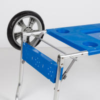 Carro de playa plegable Aktive convertible en mesa 2 en 1, medidas 50,5x45,5x104,5cm, Peso máx 30kg. Fácil de guardar y transportar. - details 6