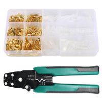 Conector De Cable Aislado 270PCS Con Herramienta De Prensa Terminales De Crimpado Spade 2.8/4.8/6.3mm Para Electricidad - details 5