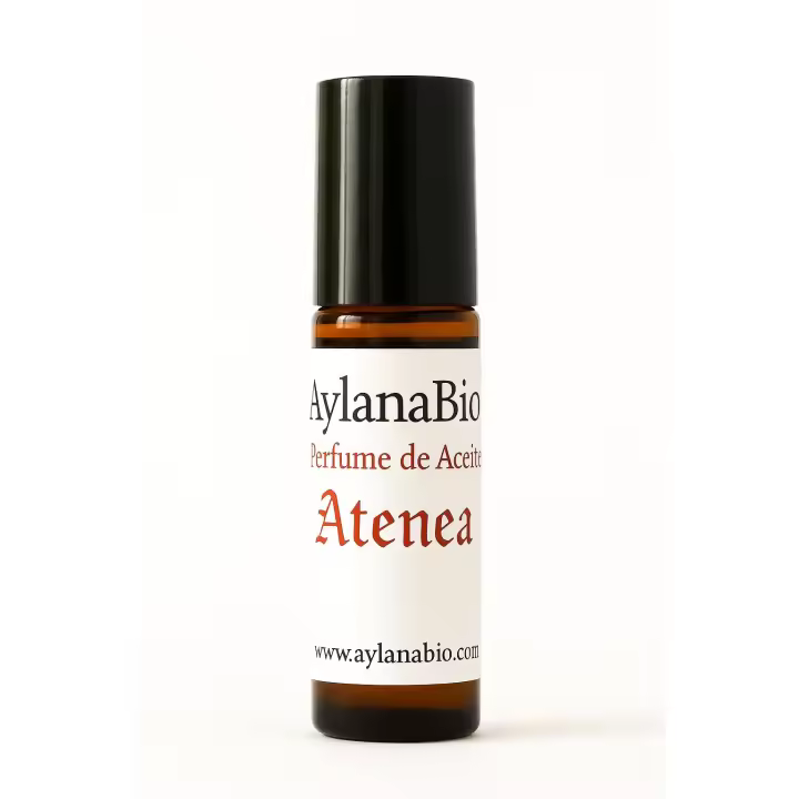 AylanaBio - Perfume de Aceite Atenea | Inspirado en la Sabiduría Femenina | Roll-on Artesanal con Aceites Esenciales Naturales | Colección Diosas - 1
