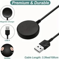 Cargador Inalámbrico Rápido USB Con Soporte Para Reloj Samsung Galaxy Watch 6 Watch5 pro Watch 5 4 3 2 1 44mm 40mm Cable De Carga Adaptador De Dock - details 15