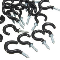 MTSPACE 10pcs Conjunto De Gancho Para Colgar Plantas Y Joyería 30mm Acabado Templado Soporte De Taza De Plástico Gancho De Hierro Para Luces Cortinas - details 7