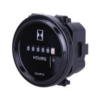Cronómetro Digital Para Motor De Barco Y Automóvil Resistente Al Agua De 2" Redondo Medidor De Horas Para Camiones Y Motocicletas DC 12/24/36V - details 4