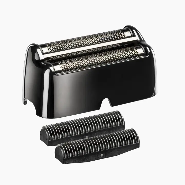 BabyLiss Pro Cabezal UVFOIL 02 Double Foil Shaver Replacement Kit - Cabezal Doble para Máquina de Rasurar FXLFS2E - Recambio de Alta Precisión para Afeitado - Láminas y Cuchillas de Doble Titanio Negro - Modelo FXLRF2E - 1