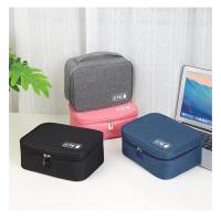 Bolsa De Almacenamiento Electrónica Doble Capa Para Viaje Cable Organizador De Accesorios Para iPad Material De Poliéster - details 2