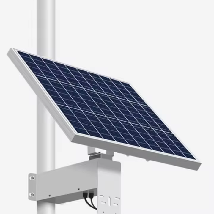 Panel solar resistente al agua de 40W Batería incorporada de 18Ah 12V 4A adecuada para cámaras, farolas, etc. - 1