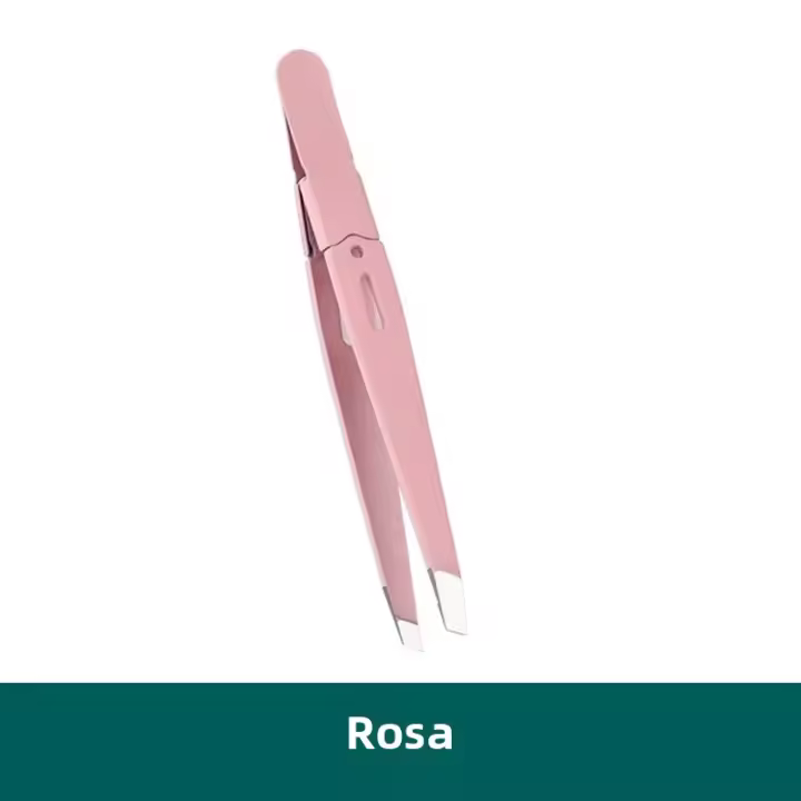 Tijeras De Cejas De Acero Inoxidable De Alta Calidad Herramientas De Maquillaje Para El Bucle Colorido Pelaje Belleza Remoción De Cabello Fino Clips Slanted - 1