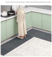 Alfombra De Piso Cuadrada Minimalista Moderna Resistente a Manchas Y Desvanecimiento Con Sello Antideslizante Y Fondos De Goma Para Uso Interior Y Exterior Máquina Lavable - details 4