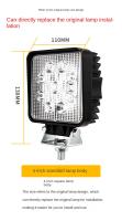 Farol De Trabajo Impermeable 4 Pulgadas Con 9 Bolas De LED Para Pala Elevadora Luz De Escenario Modificada Antivibración 12-60V - details 3